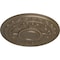 Ekena Millwork Tellson Ceiling Medallion (Fits Canopies up to 6 3/4"), Hnd-Painted Warm Silver, 30 5/8"OD x 2 1/2"P CM30TEWSS - alternate 5